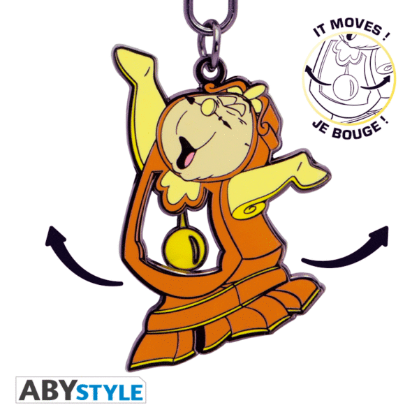 ABYstyle - Sleutelhanger - Belle en het Beest Pendule