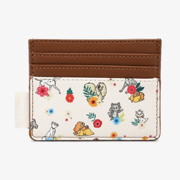 Loungefly - Disney Huisdieren met Bloemen Creditcardhouder USA Exclusief