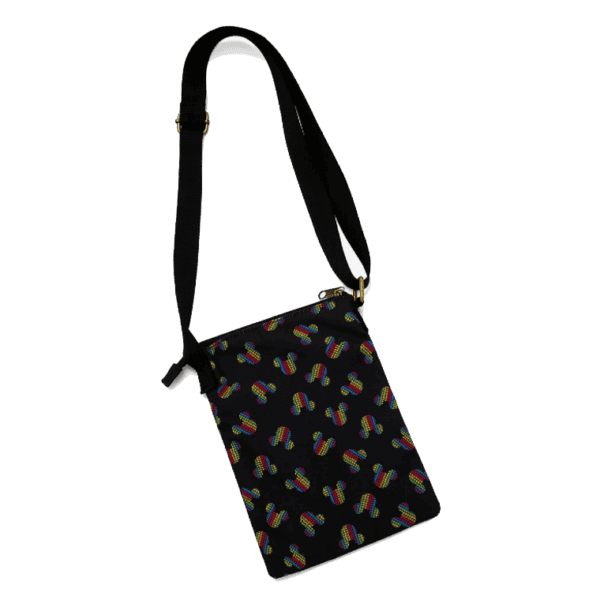 Loungefly - Disney Mickey Muis Regenboog Paspoort Schoudertas USA Exclusief