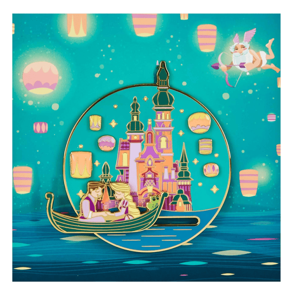 Loungefly – Disney Rapunzel Kastelen Collectie Jumbo Pin