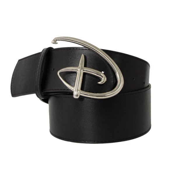 Buckle Down – Disney Signature D Logo Silver Enamel Cast Buckle