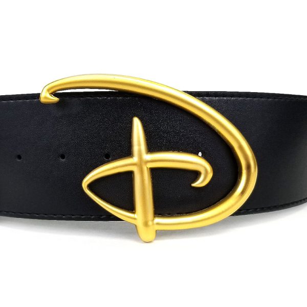 Buckle Down – Disney Goude Signature D Gegoten Gesp Riem