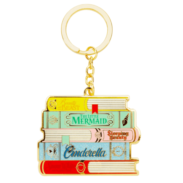 Loungefly – Disney Prinsessen Boeken Sleutelhanger