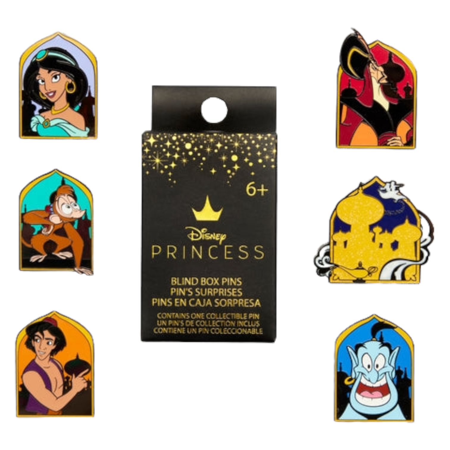 Loungefly – Disney Aladdin 30 Jarige Bestaan Blind Box Pins - Derwin ...