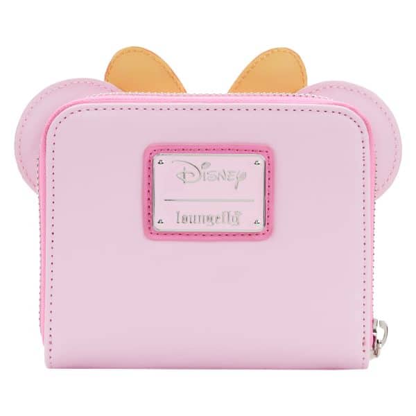 Loungefly – Disney Pastel Ghost Minnie Mouse Glow-in-the-Dark Zip Portomonee