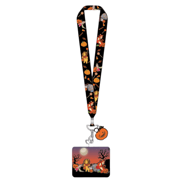 Loungefly – Disney Winnie the Pooh Halloween Lanyard met kaarthouder