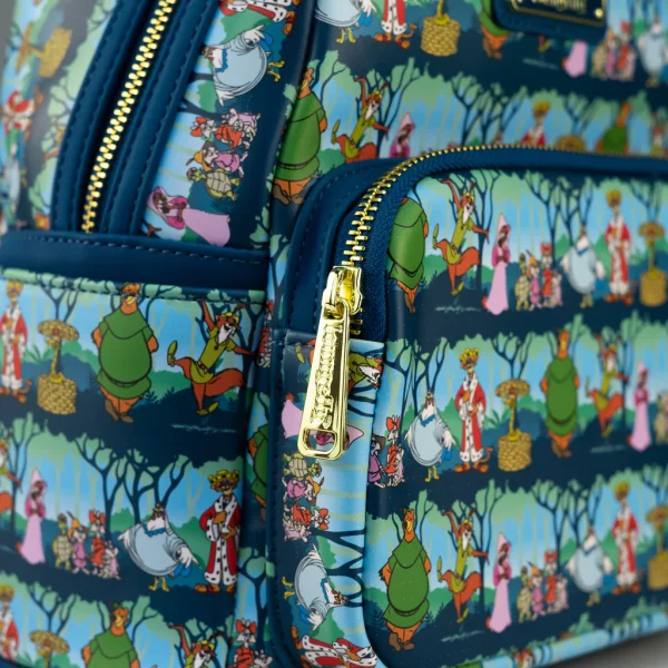 Loungefly – Disney Robin Hood Sherwood All Over Print Mini Backpack