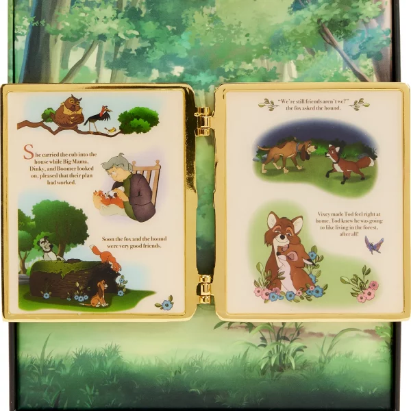 Loungefly – Disney Classic Book Fox And The Hound Book Jumbo Pin