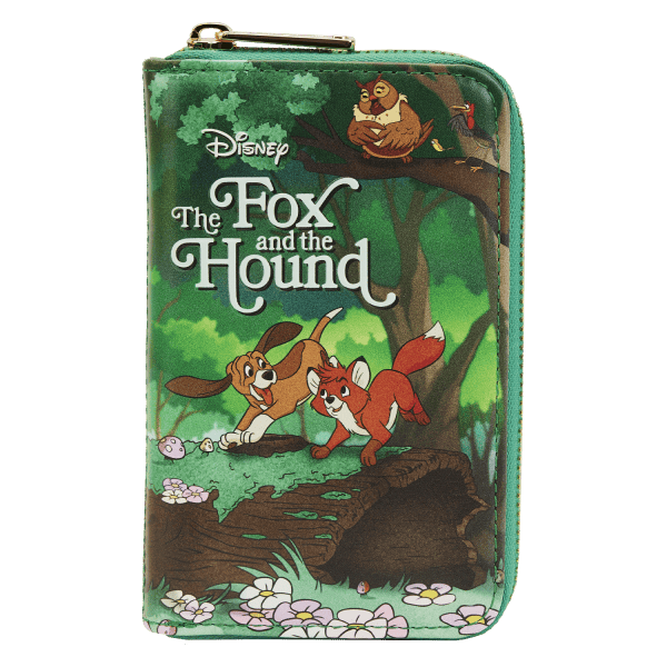 Loungefly - Disney Classic Books Fox And The Hound Zip Around Wallet