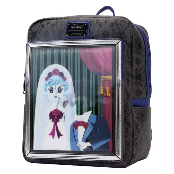 Loungefly – Disney Haunted Mansion Black Widow Bride Lenticular Mini Backpack