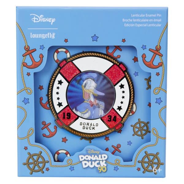 Loungefly - Disney Donald Duck 90th Anniversary 3 Inch Collector Box Limited Pin