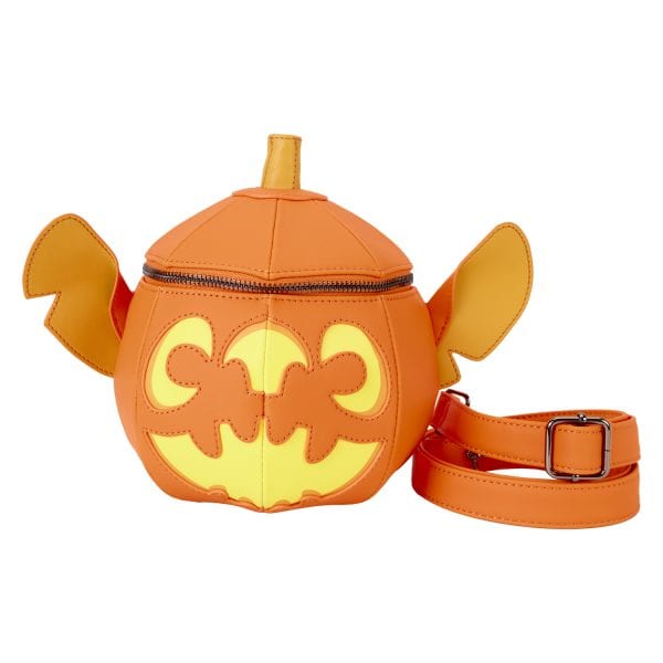 Loungefly – Disney Stitch Figural Pumpkin Crossbody Bag