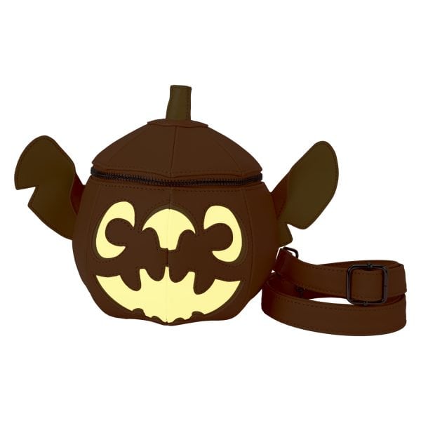 Loungefly – Disney Stitch Figural Pumpkin Crossbody Bag