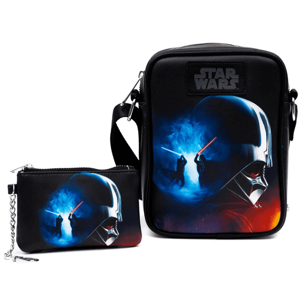 Buckle Down – Star Wars Darth Vader and Luke Skywalker Battle Scene Crossbody Bag & Wallet