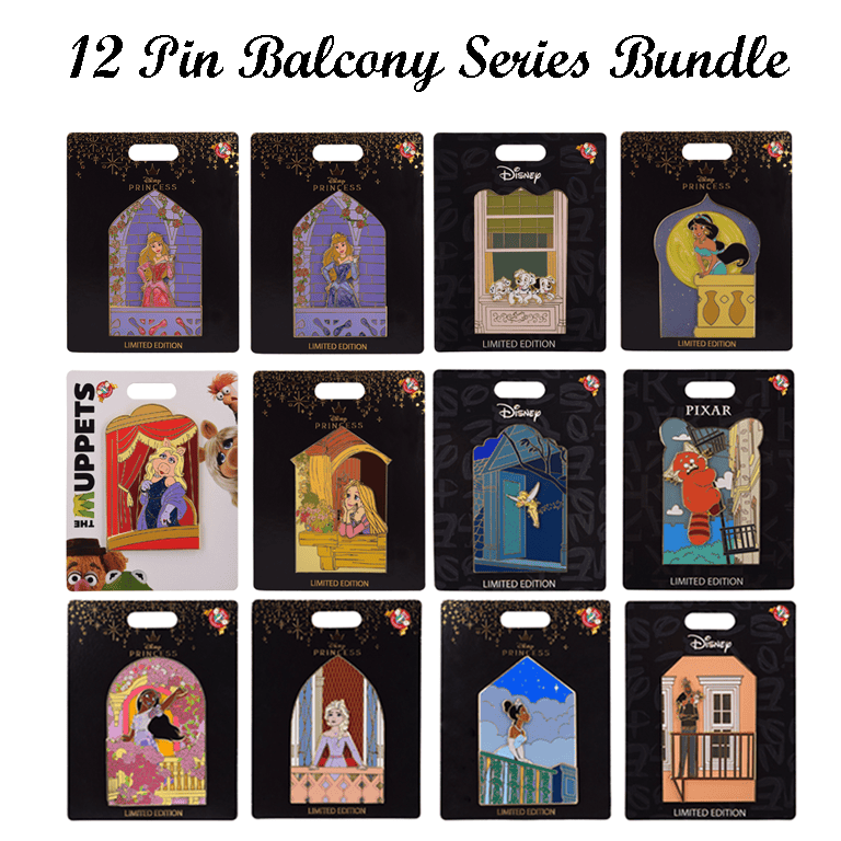 Uncas International - The Balcony Series - 12 Pin Set Derwin Collectables Exclusive