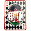 Artland - Alice In Wonderland Card Series - Guy Vasilovitch - King Of Hearts Limited Edition 200 Pin