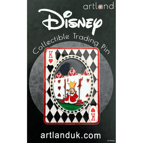 Artland - Alice In Wonderland Card Series - Guy Vasilovitch - King Of Hearts Limited Edition 200 Pin