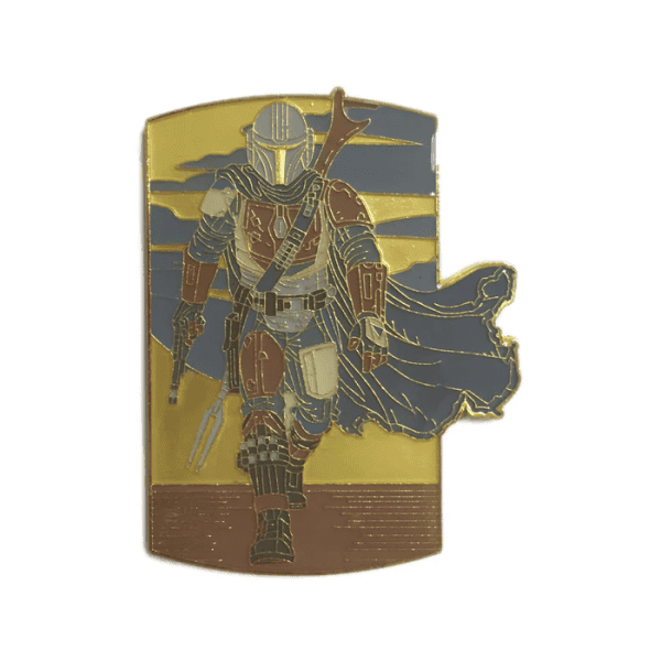 Loungefly - Star Wars - The Mandalorian Walking With Background Limited Edition 600 Pin