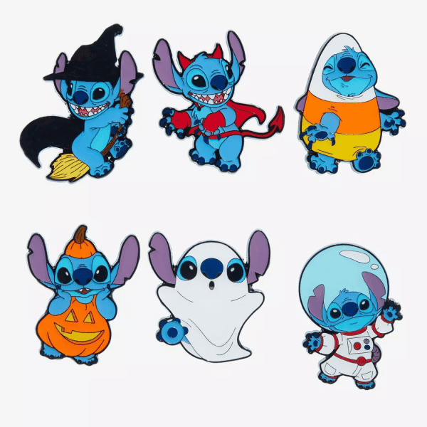 Loungefly - Disney Stitch Halloween Costumese Mystery Box Pins