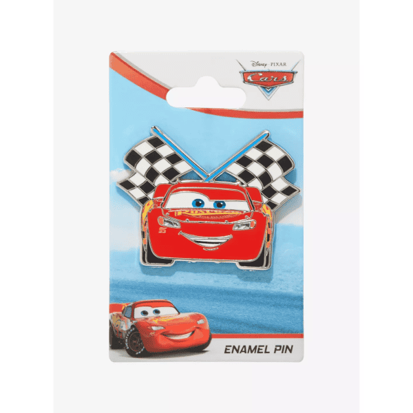 Monogram - Disney Pixar Cars - Lightning McQueen Checkered Flag Pin