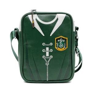 Buckle Down – Harry Potter Hogwarts Slytherin Quidditch Uniform with Embroidery Crossbody Bag