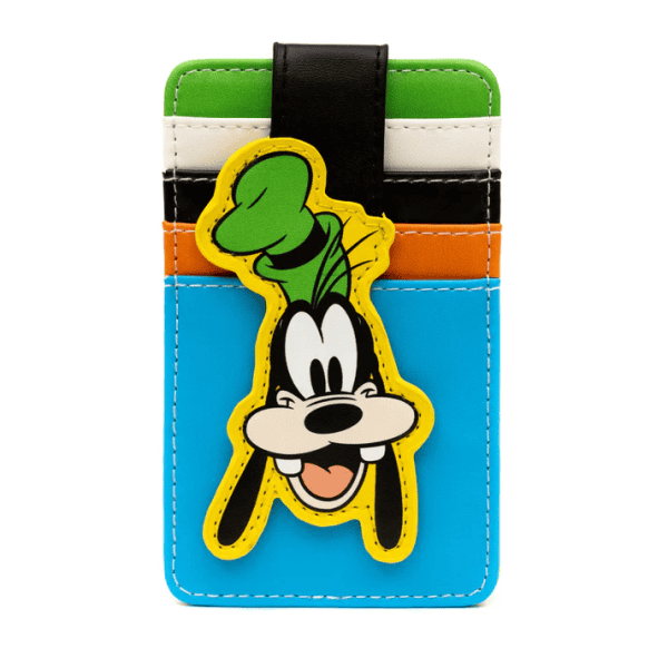 Buckle Down – Disney Goofy Smiling Face Multi Color Character Wallet Card Holder