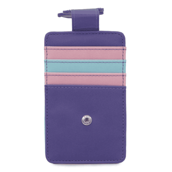 Buckle Down – Disney Alice in Wonderland Little Oyster Purple/Pink/Light Blue Character Wallet Card Holder