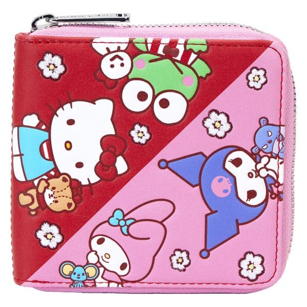 Loungefly – Sanrio Hello Kitty & Friends Color Block Zip Around Wallet