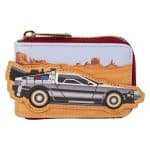 Loungefly - Universal Back To The Future 40th Anniversary Delorean Accordion Wallet