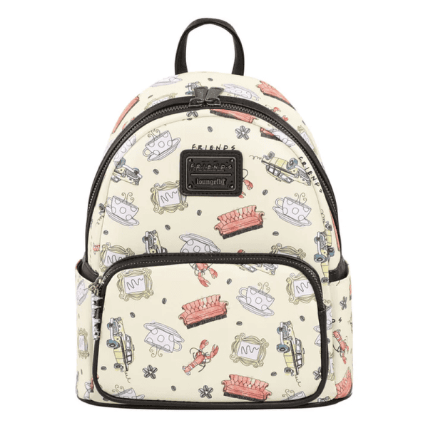Loungefly - BL - Friends Lobster Icons AOP Mini Backpack Exclusive
