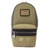 Loungefly - Disney Mickey And Friends Faux Leather And Canvas Water Bottle Crossbody Bag