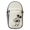 Loungefly - Disney Mickey And Friends Faux Leather And Canvas Water Bottle Crossbody Bag