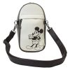Loungefly - Disney Mickey And Friends Faux Leather And Canvas Water Bottle Crossbody Bag