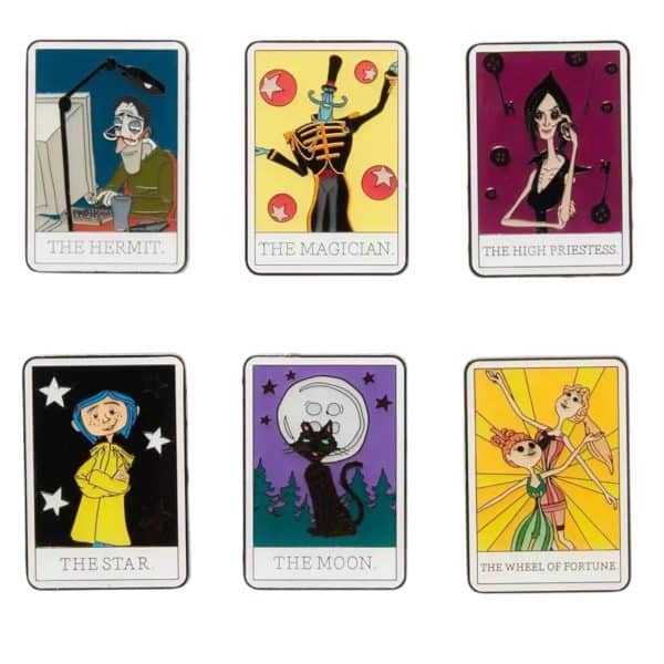 Loungefly - Coraline Character Tarot Card Blind Box Pins