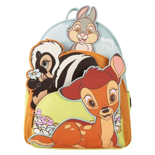 Loungefly - Disney Bambi Triple Pocket Mini Backpack
