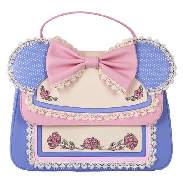 Loungefly - Disney Minnie Floral And Lace Ears Crossbody Bag