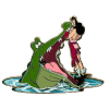 Artland – Cut Out Captain Hook & Tick-Tock Limited 250 Pin