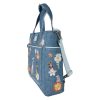 Loungefly - Disney Dogs & Cats Faux Denim Convertible Tote Bag With Coin Bag