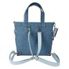 Loungefly - Disney Dogs & Cats Faux Denim Convertible Tote Bag With Coin Bag