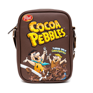 Buckle Down – The Flintstones Cocoa Pebbles Fred Flintstone and Barney Rubble Cereal Box Crossbody Bag