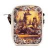 Buckle Down – Harry Potter Hogwarts Floral Fantasy Off-White Crossbody Bag
